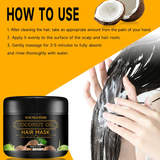 Coconut Oil Hair Mask with Rosemary & Ginger Extracts-1