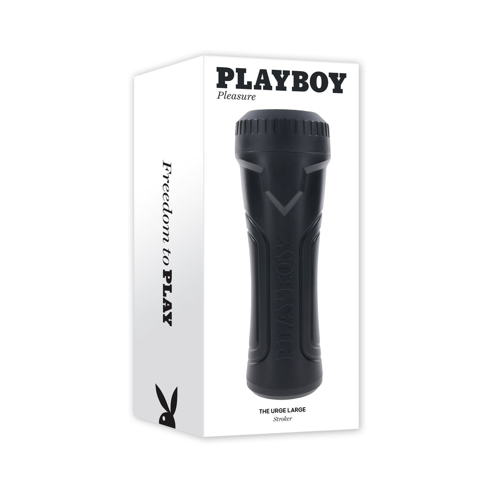 Playboy The Urge Large Stroker Non Vibrating TPE Black-0