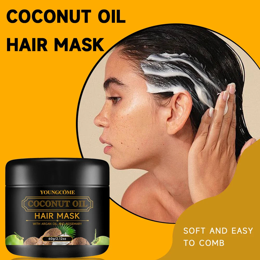 Coconut Oil Hair Mask with Rosemary & Ginger Extracts-4