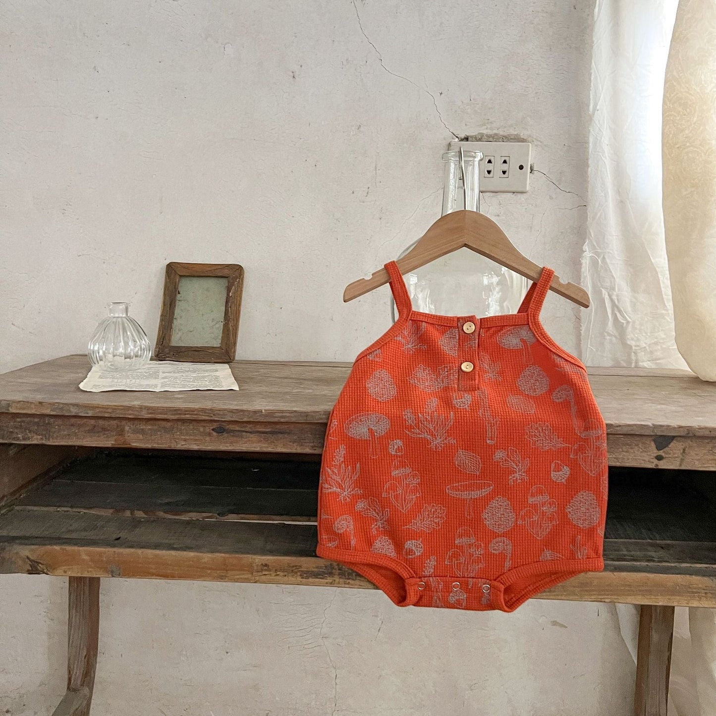 Baby Multi-Pattern Sling Soft Cotton Loose Casual Onesies-6